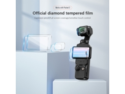 Startrc 4pcs Screen Protectors For Camera Tempered Glass Screen Cover Anti scrach Anti dust Compatible With Dji Osmo Pocket 3 LAXISCREED