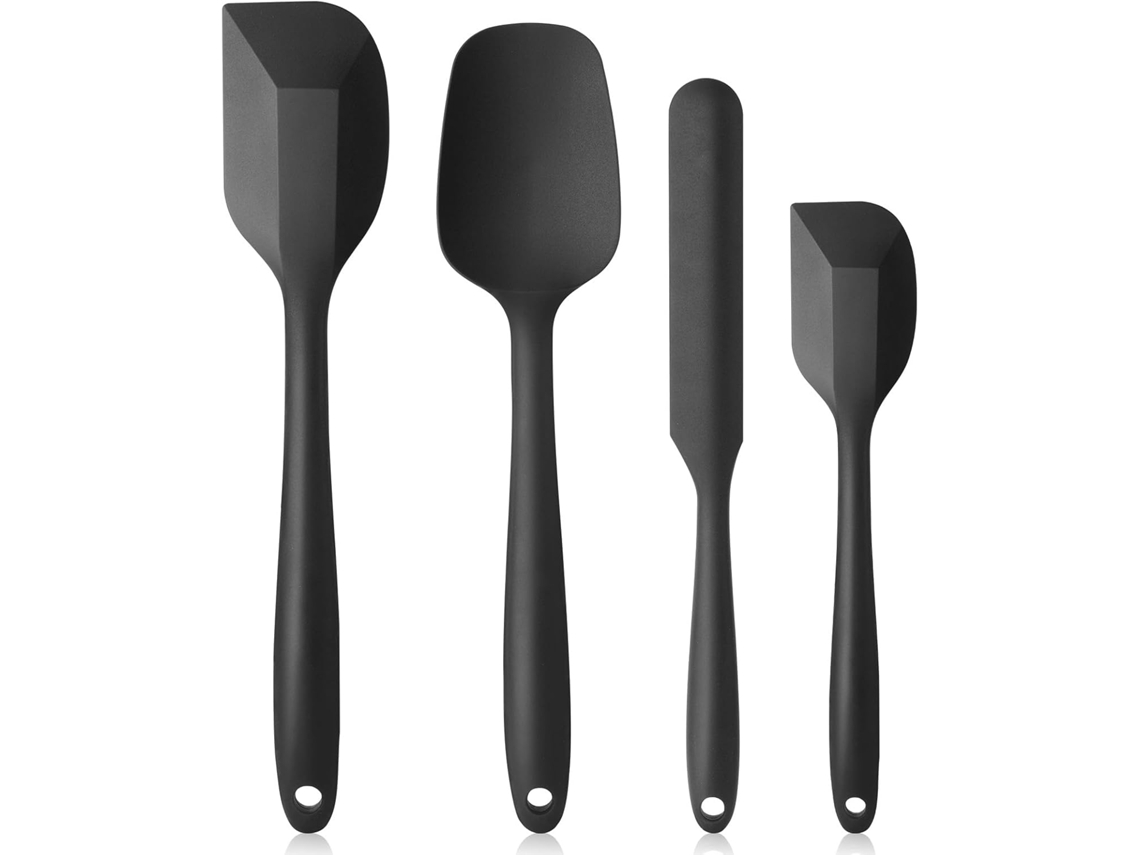 4 Espátulas de Silicone, Resistentes ao Calor ZYBLSSBB