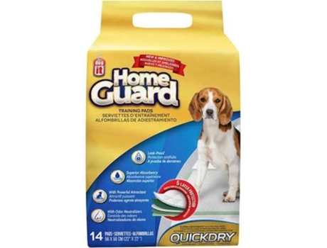Tapetes Higiénicos para Cães  Home Guard (14un)