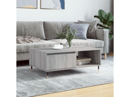 Vidaxl Mesa De Centro 90x60x35 Cm Derivados De Madeira Cinzento Sonoma