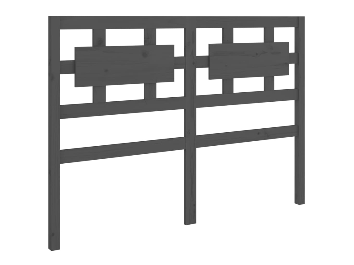 Bed Headboard, Bed Headboards Vidaxl Cinzeto Madeira De Pinho (125.5 X 100 Cm)