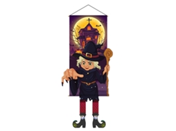Decorações de Porta Halloween Sinalização de Tecido Grande para Porta Da Frente NEVEANCE