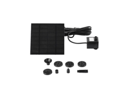 BOMBA de fonte solar com painel, para piscina, lago, aves, rega, 6 bicos | S/MARCA