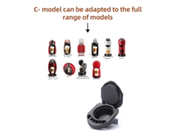 Adaptador Reutilizável para Cápsulas de Café compatível com Dolce Gusto, com Colher e Escova de Limpeza