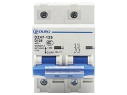 Disjuntor Cc 2p 80a 100a 125a 600v Para Sistema Fotovoltaico Curva C, 100a