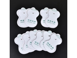 10/20 Peças Massageador Elétrico Para Terapia Corporal 4x6cm Tens Stylus Eletrodo Pads Não Tecido Autoadesivo Pasta De Gel Electro Stick Slowmoose