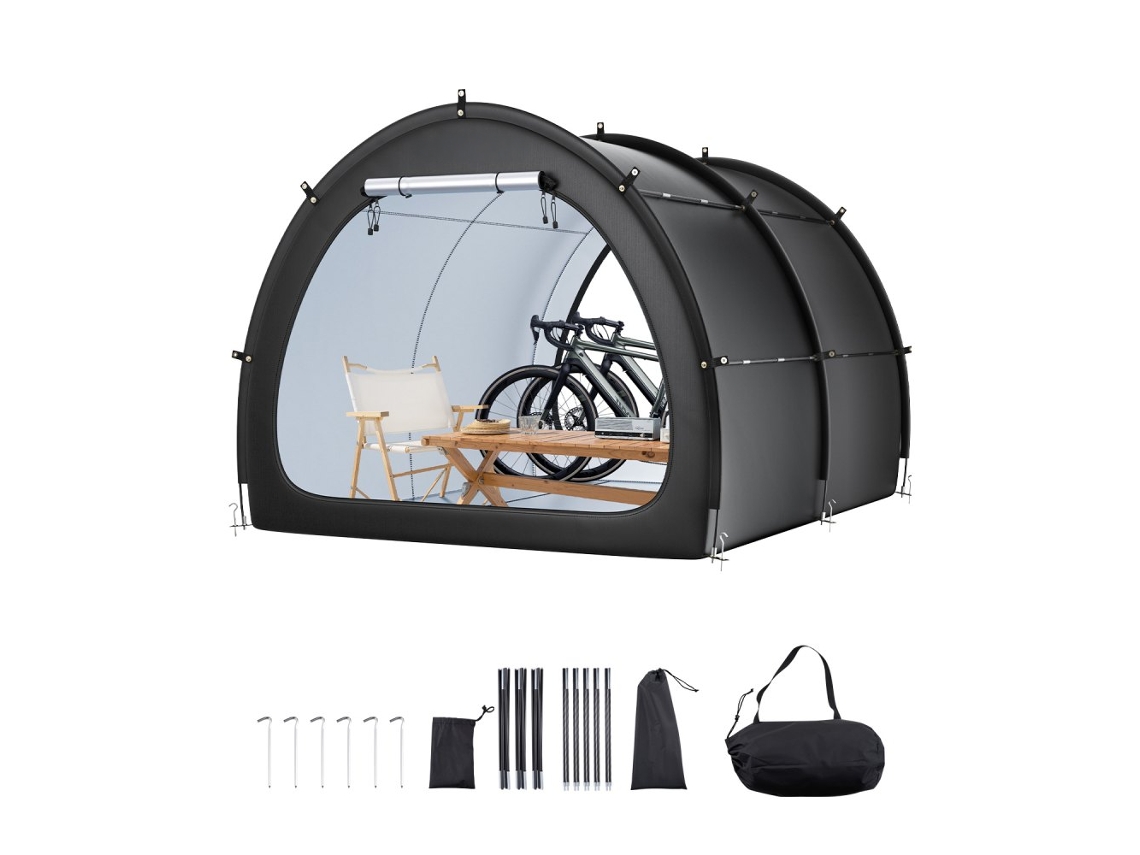 Tenda De Armazenamento Para Bicicletas 5 Com Estrutura Impermeável Tekmaquinas