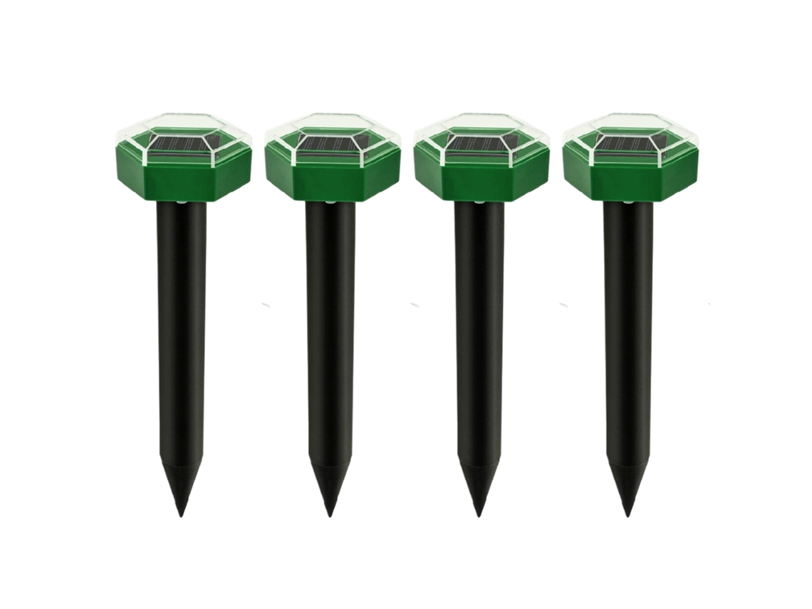 4 Unidades Repelente Solar Ultrassônico Para Roedores Jardim