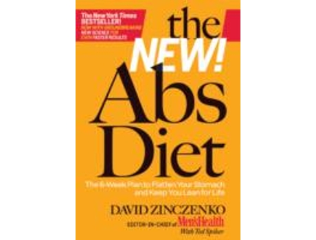 Livro The New Abs Diet de David Zinczenko e Ted Spiker (Inglês)
