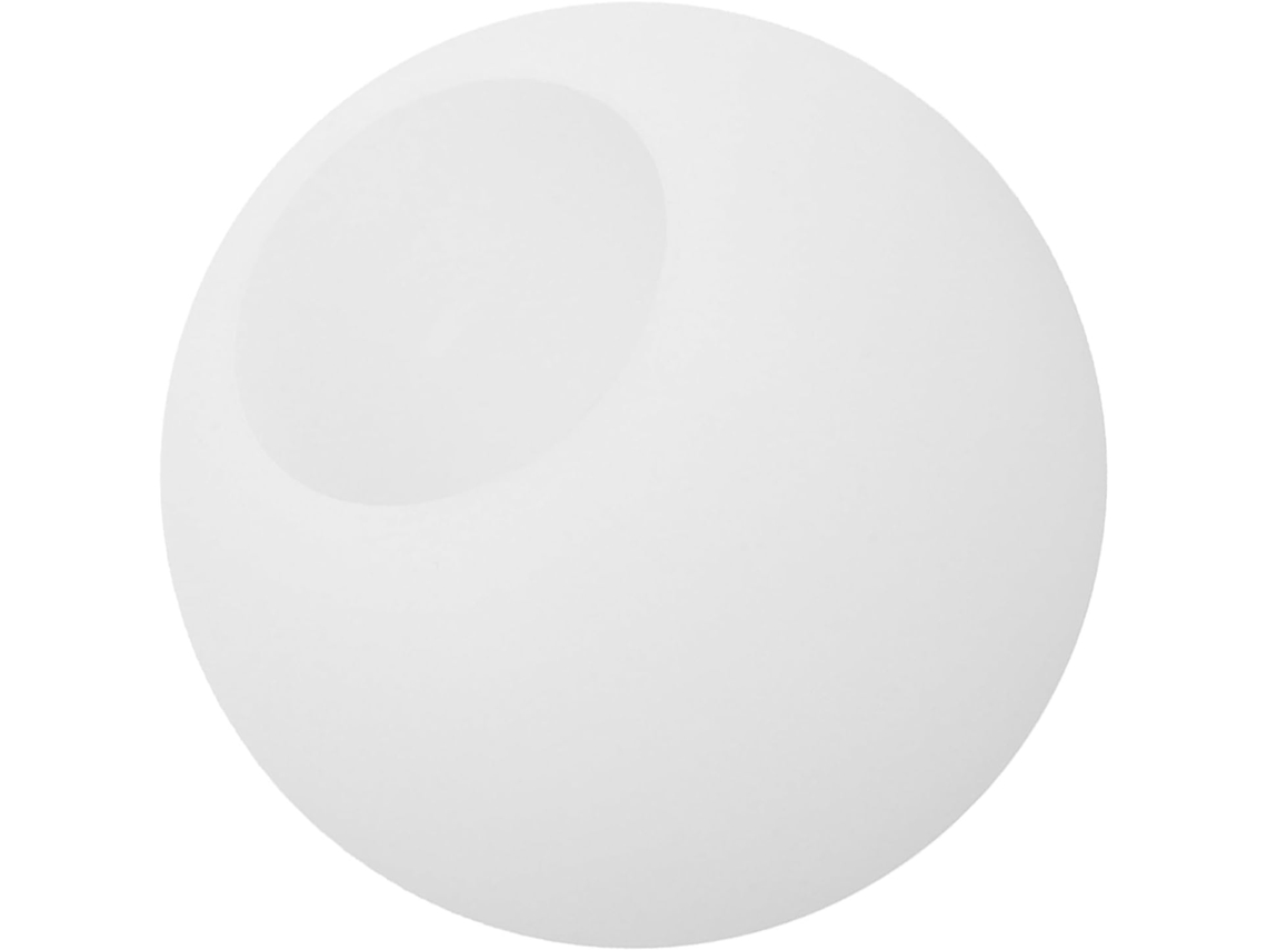 Luminária de Parede em Vidro Branco Resistente Mm SFUSHOS