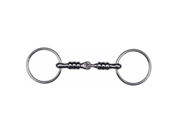 Bridões Maciços de Aço Inoxidável com Rolos Prateado 125 Mmfeeling