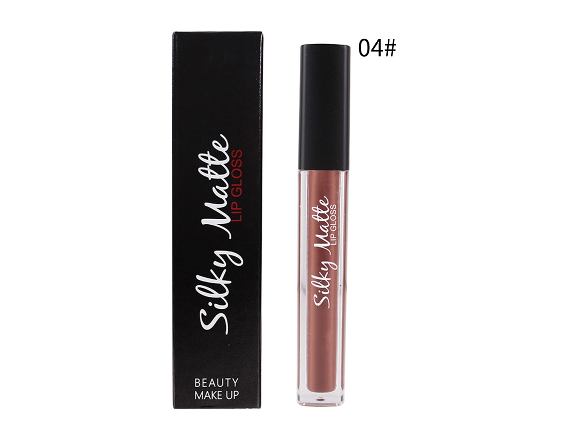 Kit De Gloss Labial Impermeável Qic Mate De Longa Duração Não Pegajoso Ferramenta De Maquiagem 4
