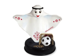 Decoração De Mascote Da Copa Do Mundo 2022 Com A Marca Laxiscreed Para Eventos Especiais