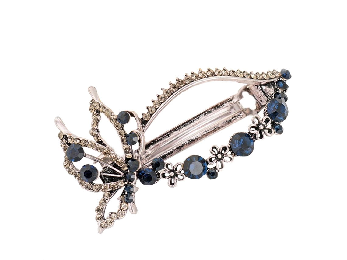Gravata De Cabelo Feminino Adorno Fashion Com Strass