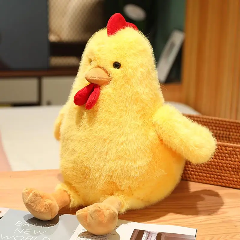 (amarelo, 45cm) Pintinho De Pelúcia Fofo, Animal De Fazenda Adorável, Decoração Para Casa