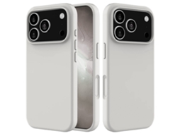 Capa De Silicone Para Iphone 17 Pro Max Proteção Luxuosa E Toque Suave E Sedoso.