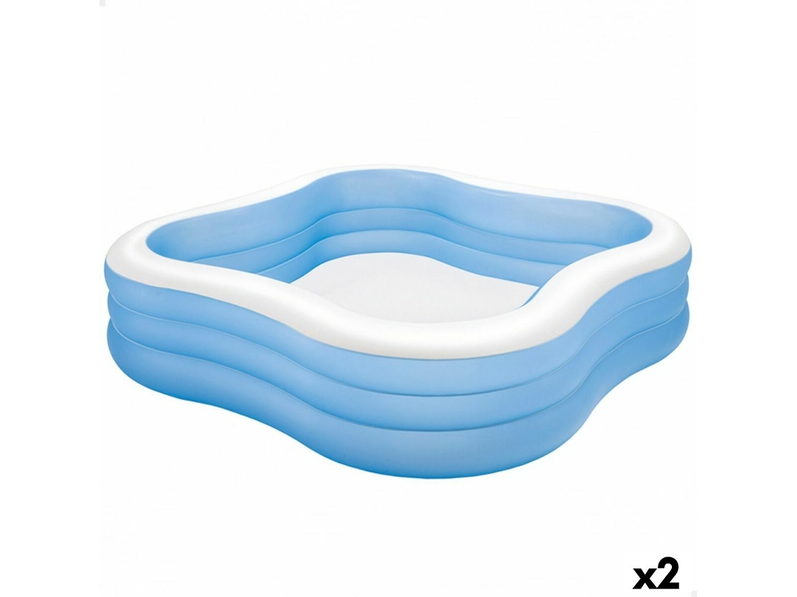 Piscina Insuflável Intex Azul 229 X 56 X 229 Cm 1250 L 2 Unidades