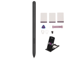 2026zentro-caneta Estilo Para Galaxy Tab S7 S7+plus Com 10 Pontes Substituíveis 4096 Níveis Sensibilidade À Pressão Caneta Magnética Preta