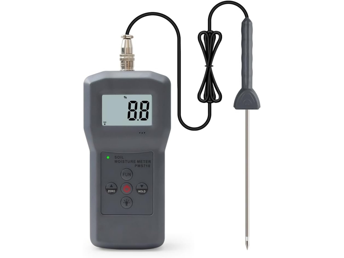 Analisador De Umidade Do Solo Portátil Pms710 Compatível Com Concreto, Areia Rio, E Gesso