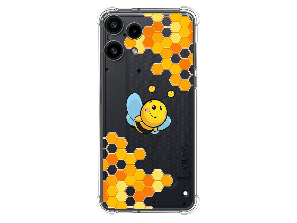 Capa Tumundosmartphone De Silicone À Prova De Choque Para Nothing Phone 3a Lite 5g Com Estampa De Abelha