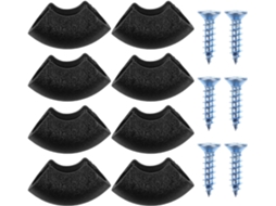 Doitool Conjunto De 2-protetores Pés Para Mesas E Escrivaninhas, Material Durável Em Plástico E Metal, Proteção