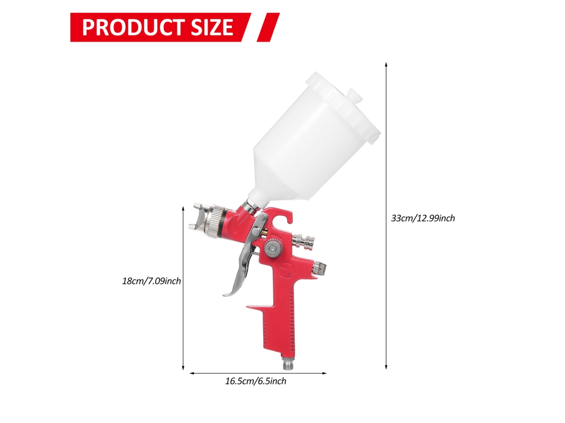 Pulverizador Hvlp Portátil 1.4mm 600cc