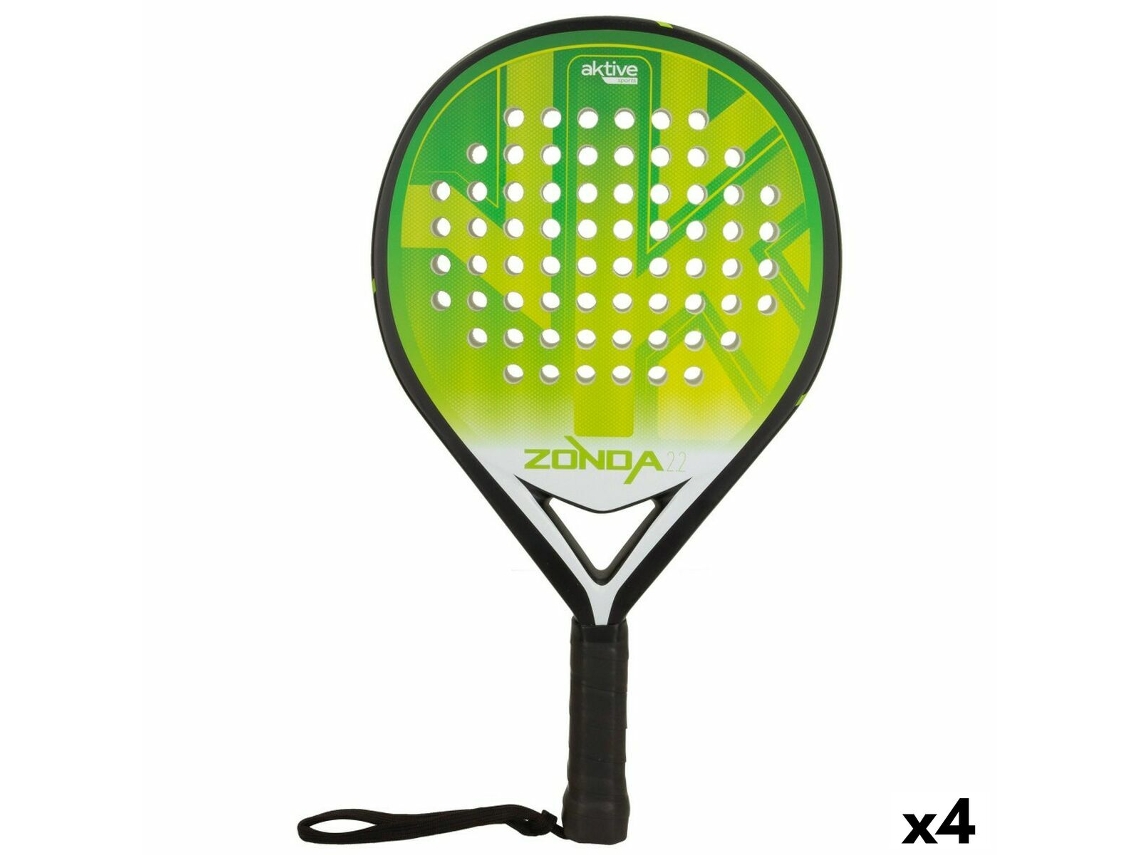 Raqueta de Squash Aktive Preto/Verde 4 Unidades