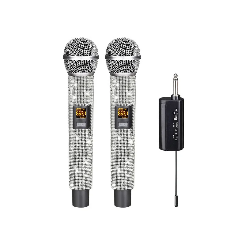 Microfone Sem Fio, Microfone Dinâmico MDUG (2 Microfones)