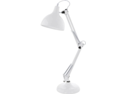Candeeiro de Mesa EGLO 190 Borgillio (Branco - E27 x 1 x 60 W - Aço)