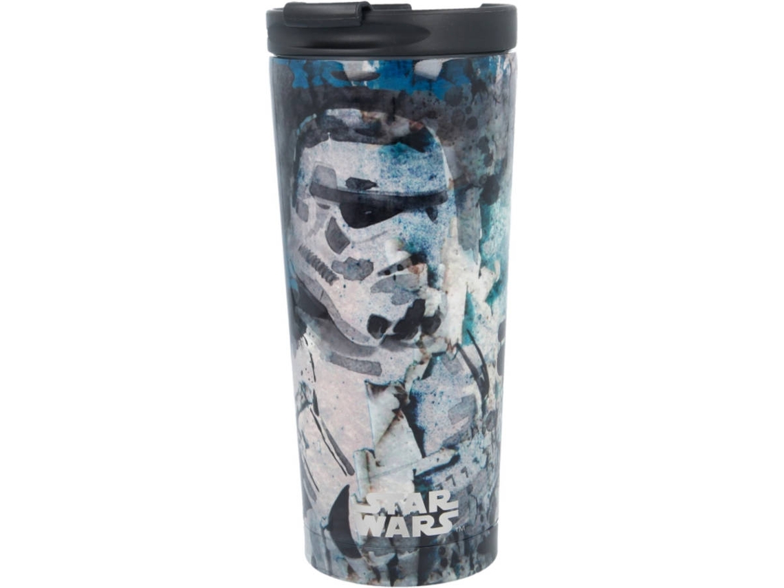 Garrafa STAR WARS (Preto - Aço Inoxidável)