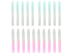 Conjunto de 20 Lixas de Vidro para Bebé Kit Mini Manicure Suprimentos para Cuidados de Unhas NEVEANCE