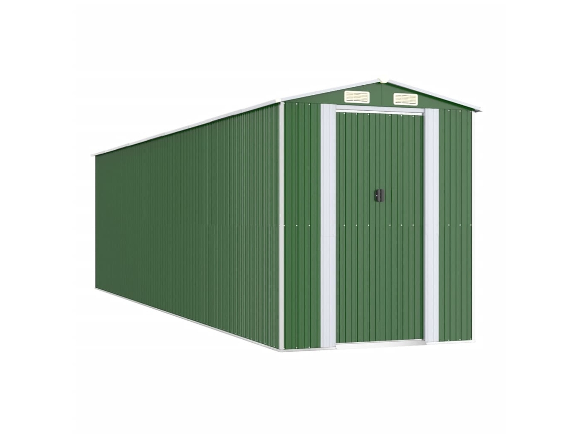 Garden Shed, Garden Sheds Vidaxl Verde Aço (192 X 772 X 223 Cm)