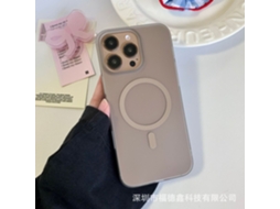 Capa Magnética Ultrafina Fosca Dourada Do Deserto Para Iphone 17 Pro Com Toque Suave E Design Que Oferece Proteção Contra Quedas.