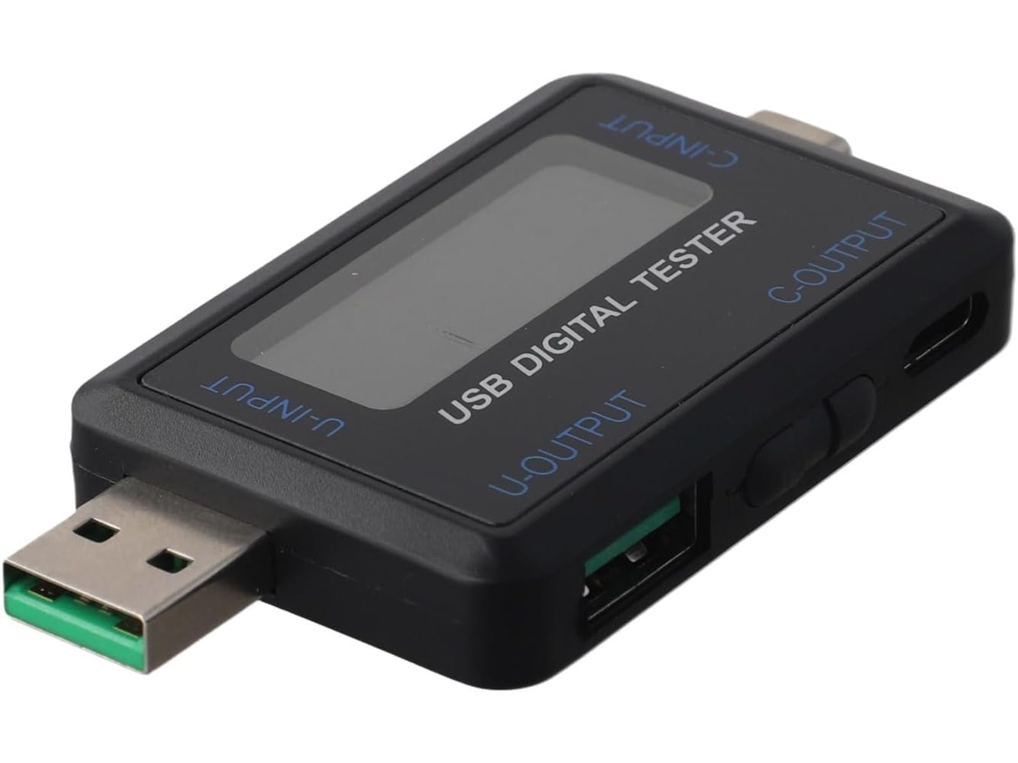 Testador De Tensão Digital Usb Com Display Ips Para Power Bank
