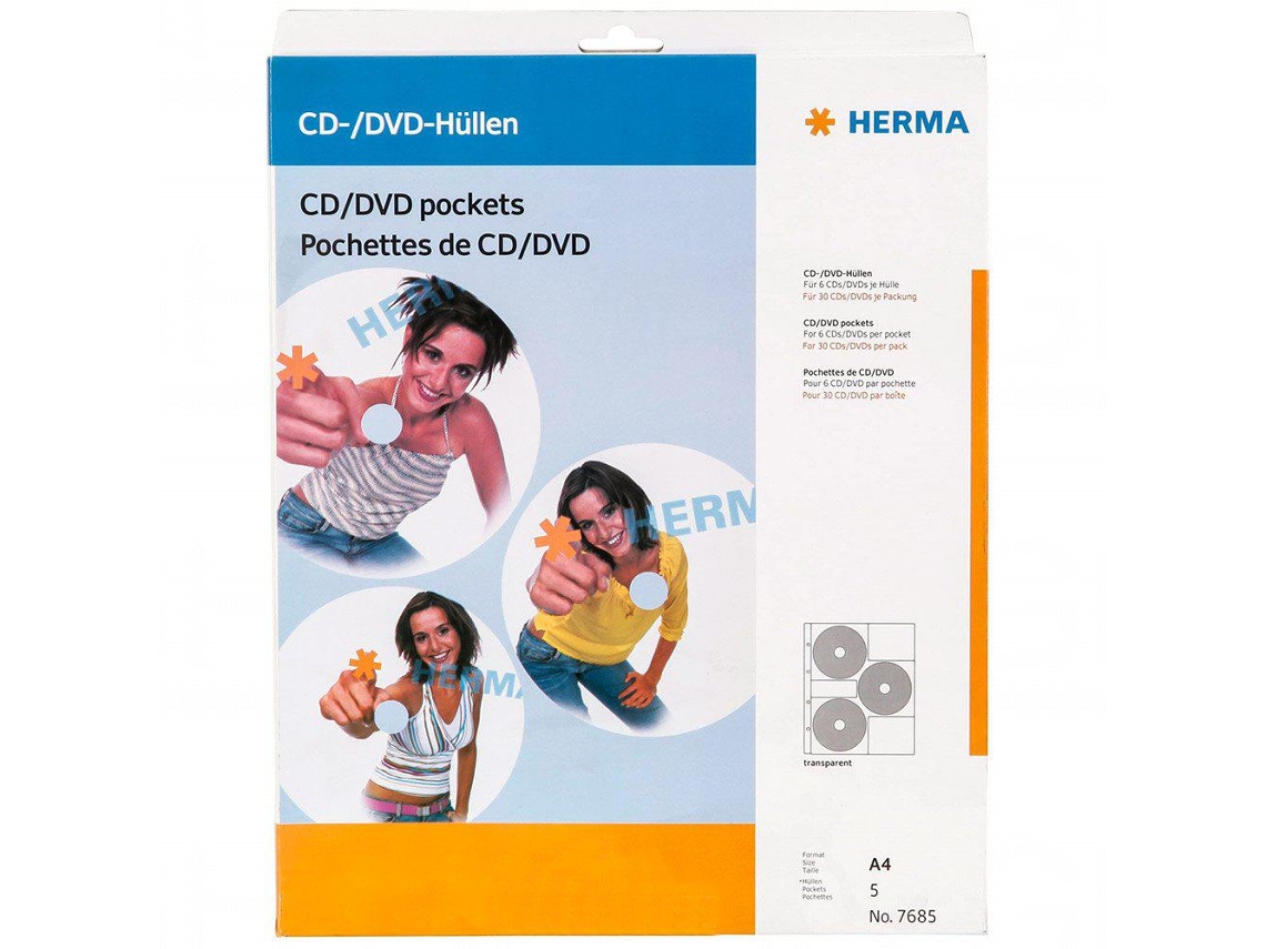 Herma Cd/Dvd Pockets 7685