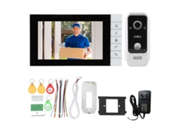 Intercomunicador De Porta Com Vídeo (ecrã Táctil Hd De 7 Polegadas, Desbloqueio Por Cartão Ic)