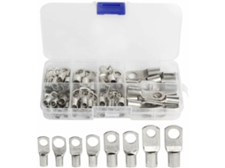 Conectores Elétricos 60pcs Terminais Com Furo Para Parafuso Cobre Estanhado Sc Para Cabos 6m 8m 10m 16m 25m Crimpagem/solda