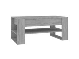 Mesa de centro Madeira, acabamento Sonoma Cinza, EXCLUSIVA DA MAISON, 102x55x45 cm
