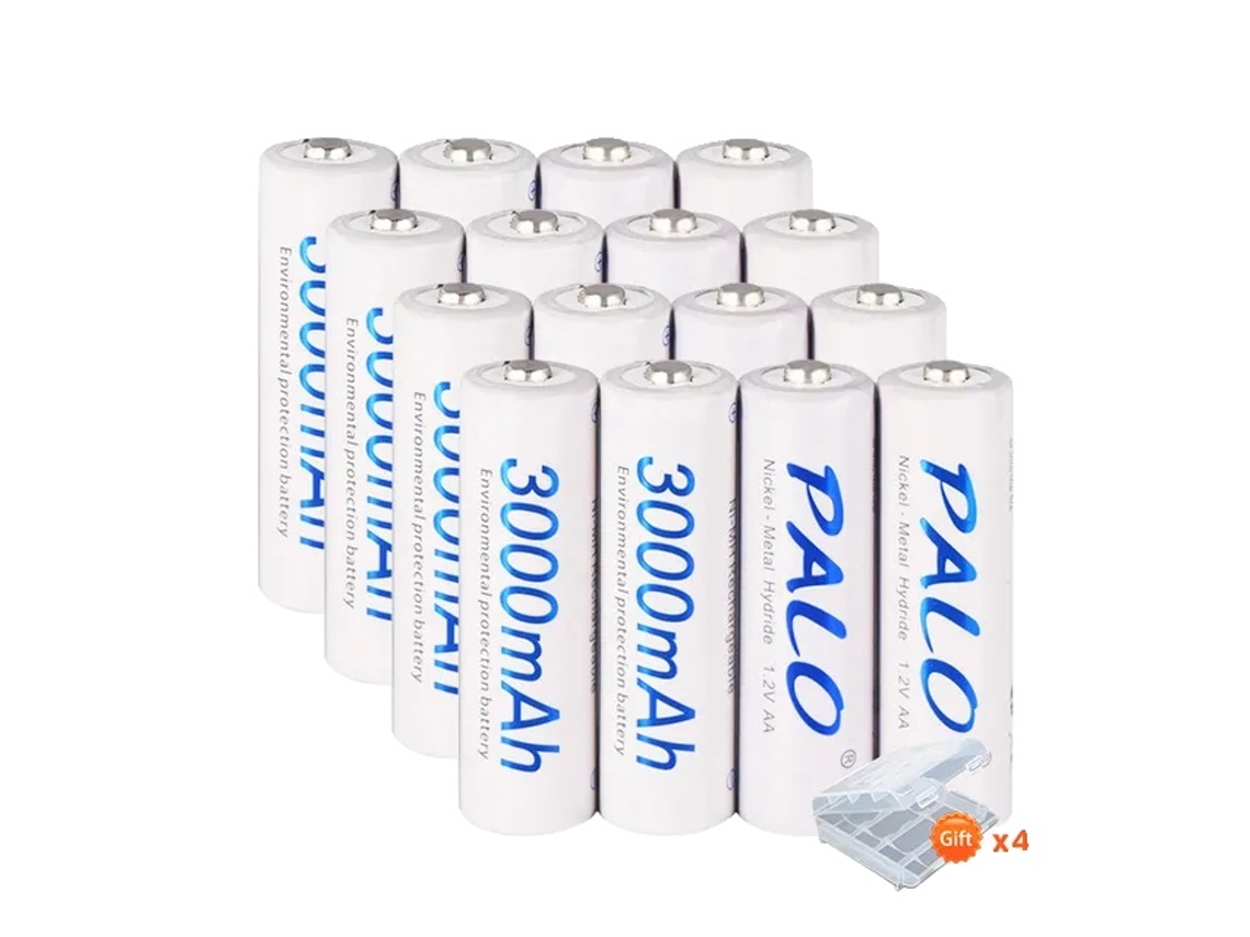 Baterias Aa Recarregáveis, Capacidade De 3000mah, Pré Carregadas,1.2v,16pcs Aa Oem