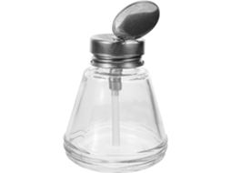 Frasco De Vidro Ciieeo De 180ml Com Bomba Dosadora, Vazio E Recarregável, Para Removedor De Esmalte E Maquiagem.