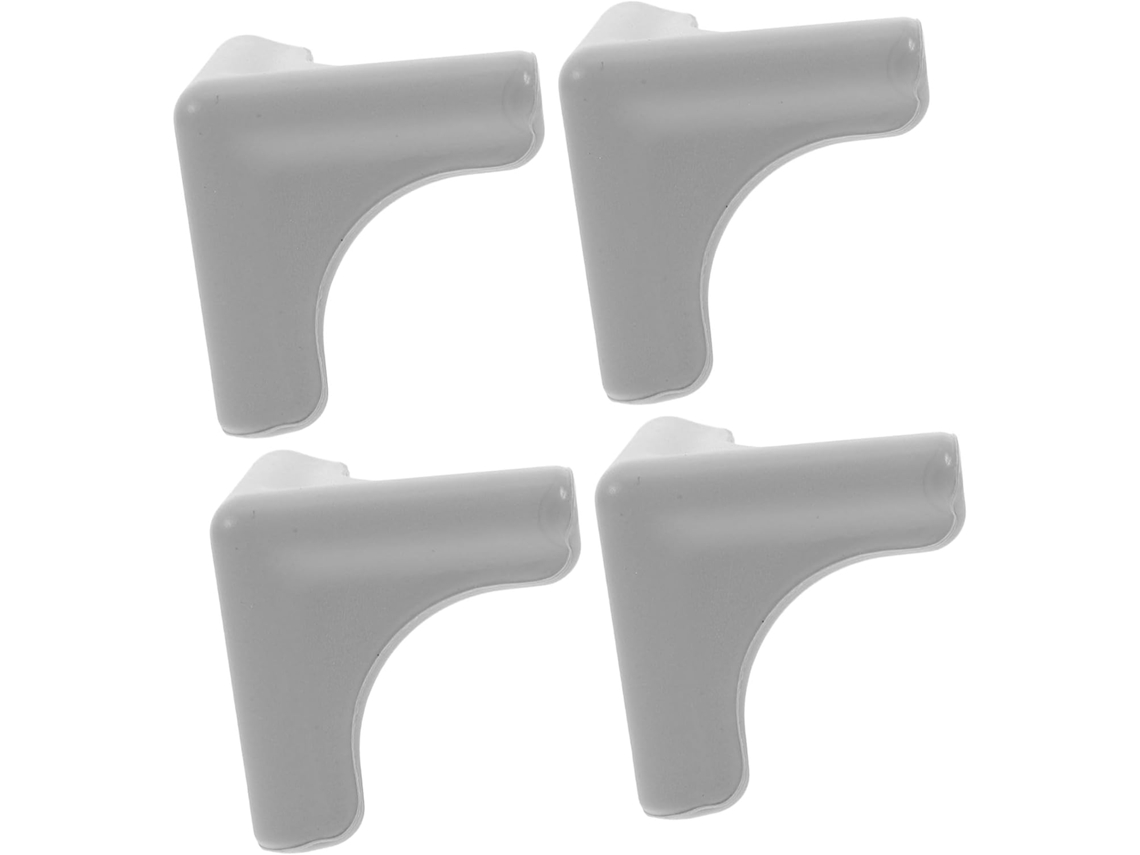 Partykindom Conjunto De 4-protetores Canto Silicone Para Móveis E Coifas, Almofadas Anticolisão Para Bordas De Mesas