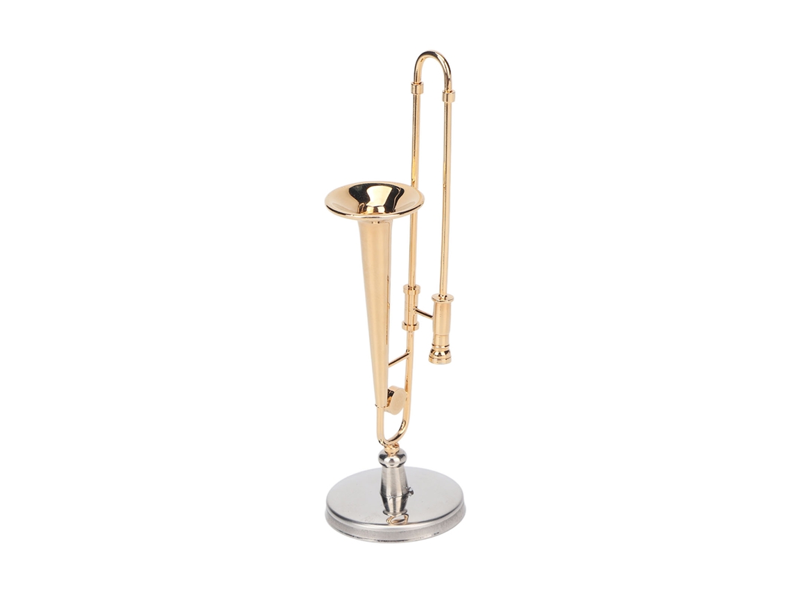 Instrumentos Miniatura de Metal com Base Estável para Casa de Boneca