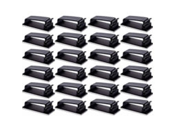 Lurelia Abraçadeiras Para Cabos 24 Peças 4,5 Cm 1,9 Cm Autoadesivos Preto Para Gestão De Cabos