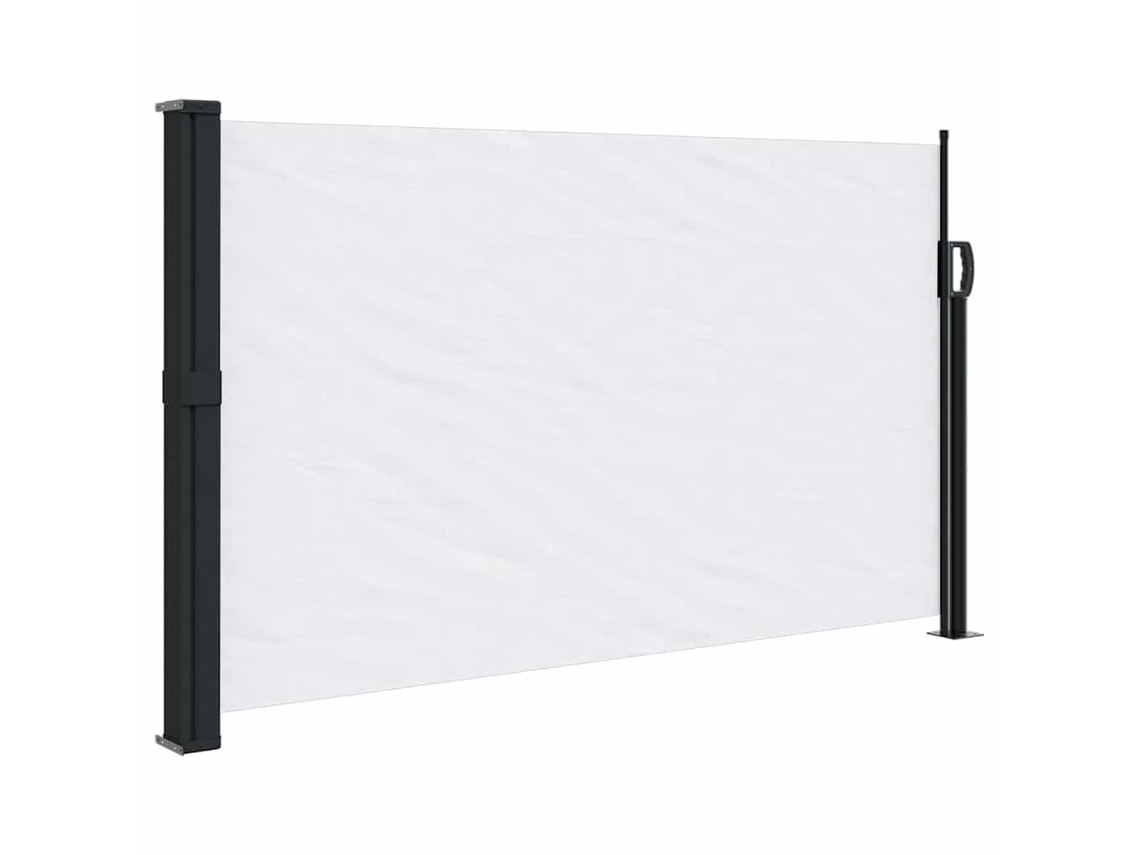 Retractable Side Awning, Retractable Side Awnings Vidaxl Branco Poliéster (120 X 500 Cm)
