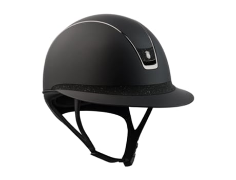 Capacete de Equitação SAMSHIELD Custom Miss Shadowmatt Crystal Fabric 2