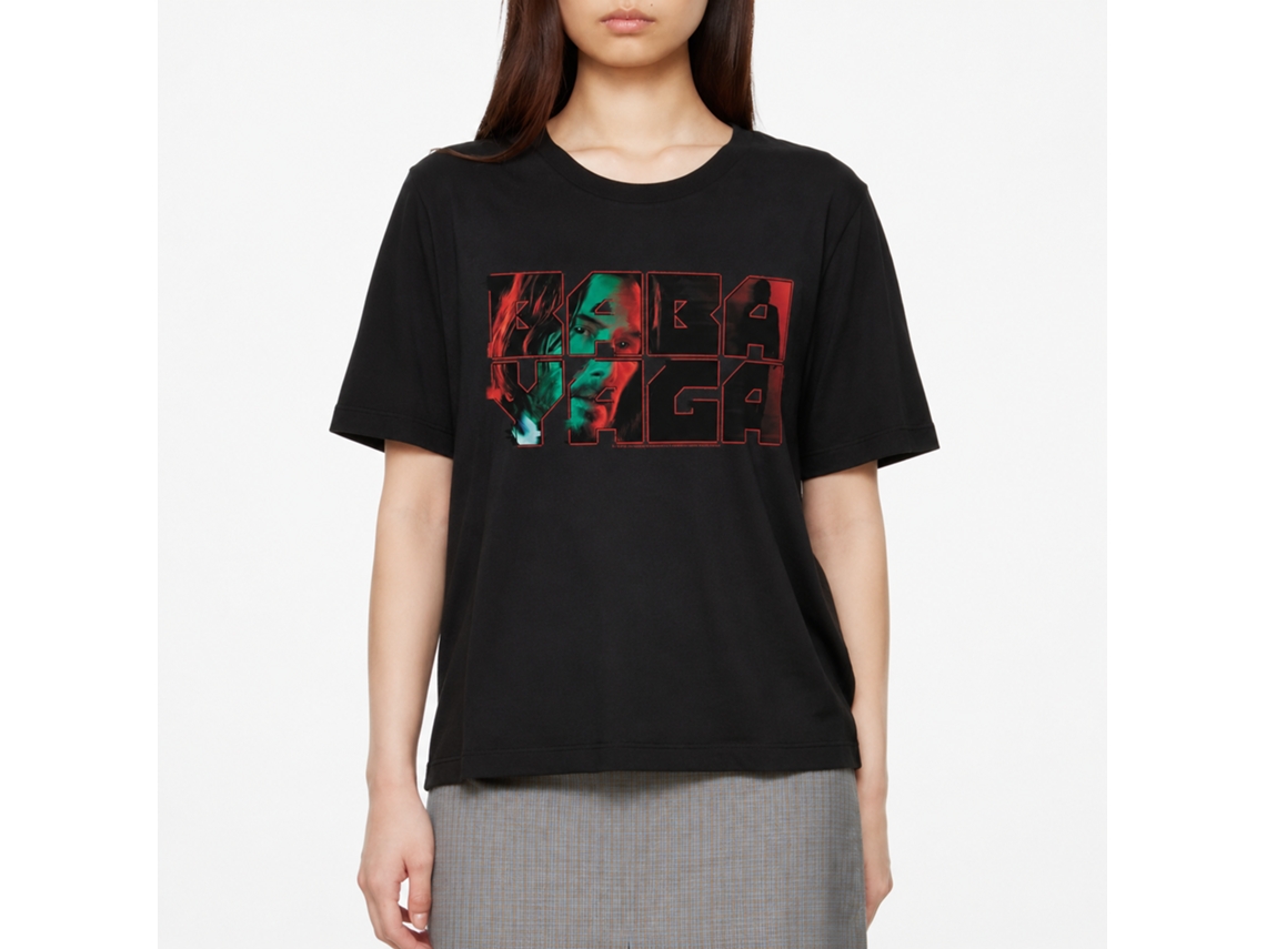 Rockinstone John Wick Baba Yaga Inlay Black Adult T-shirt Size:xl