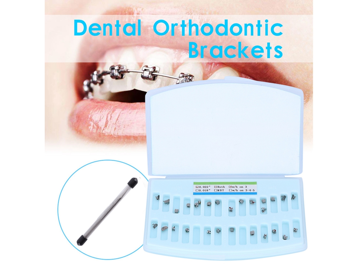 Laxiscreed Braquetes Ortodônticos Autoligantes Mini Para Aparelho Dentário