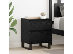 Vidaxl Armário de Cabeceira 2 Pcs Carvalho Preto 40 X 35 X 50 Cm