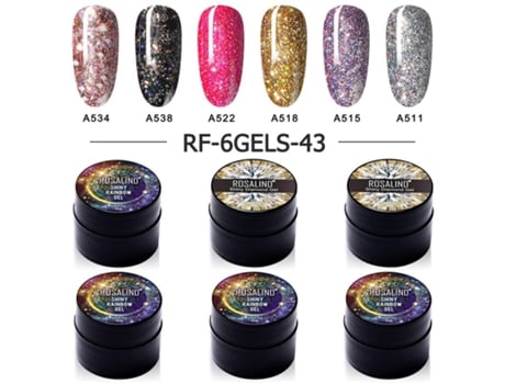 5ml Verniz De Unhas Nail Print Kit De Gel Polonês Platina Brilhante Rosalind