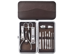 Conjunto de Unhas em Aço Inoxidável 12 Peças para Manicure Tesoura Cortador de Unhas Dedo Pé Novo